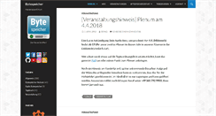 Desktop Screenshot of bytespeicher.org